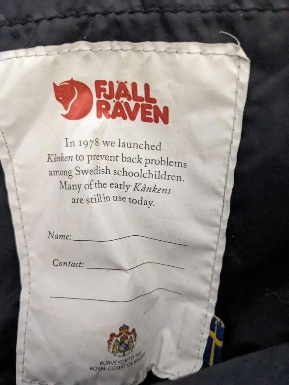 Fjallraven KÅNKEN EVERYDAY OUTDOOR Backpack Dark Black